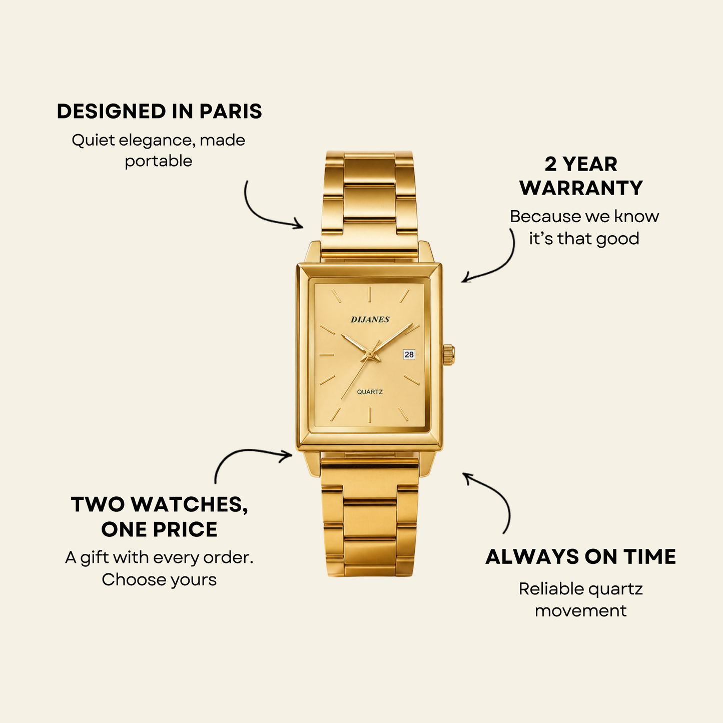 Le Marais Watch Pearl | Balvem