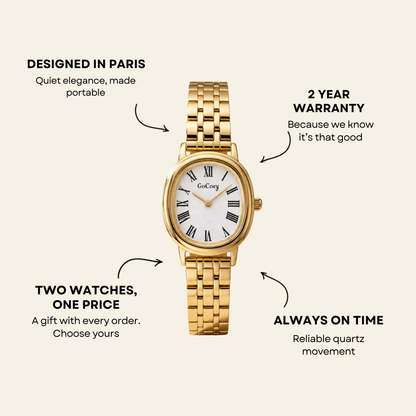 St-Germain Watch Gold | Balvem