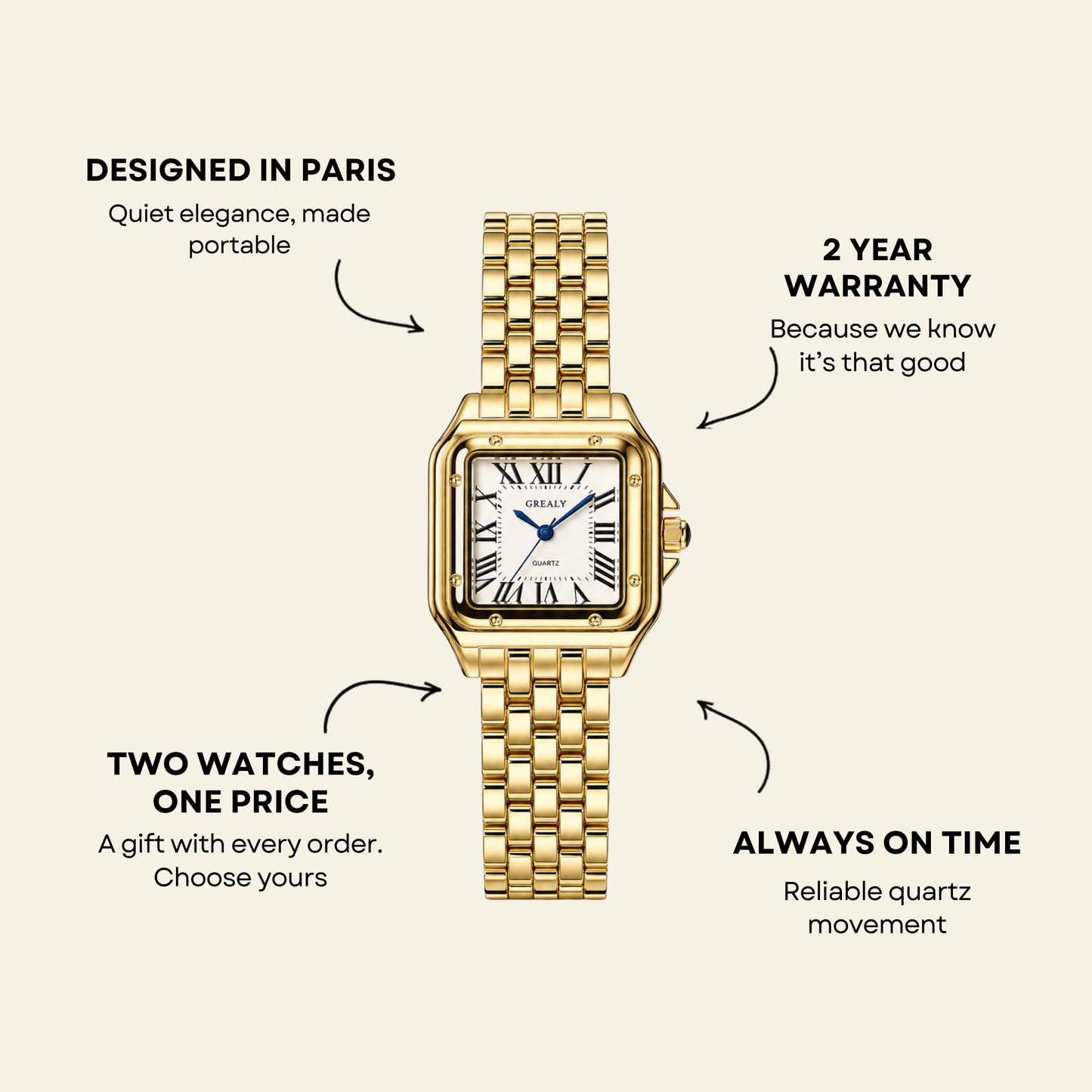 Le Marais Watch Ivoire | Balvem