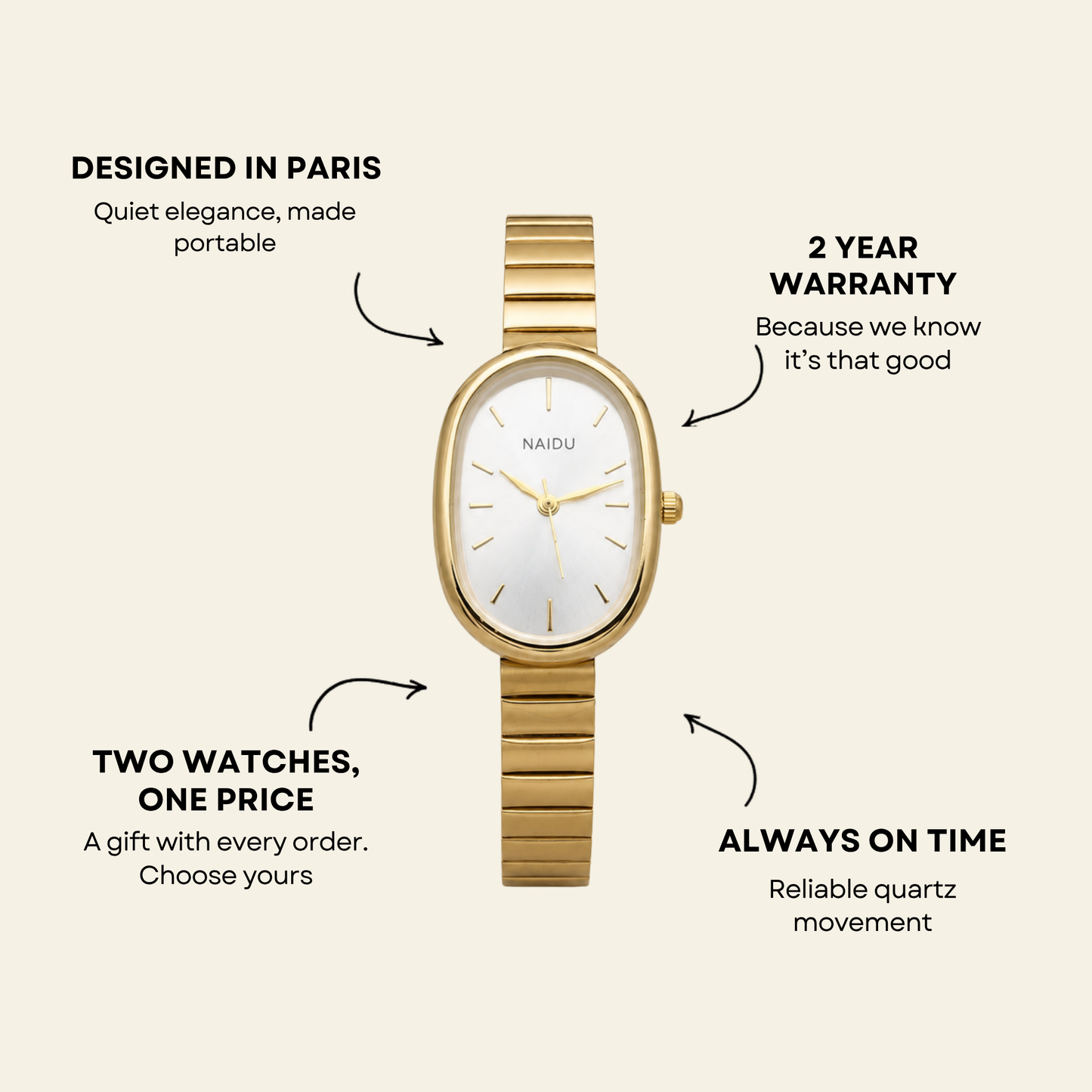 Le Marais Watch Moonlight | Balvem