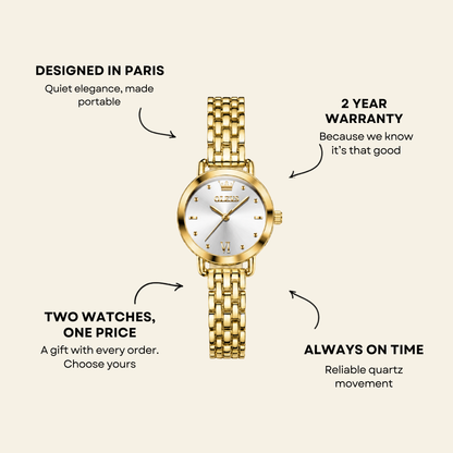 Vendôme Watch Onyx | Balvem