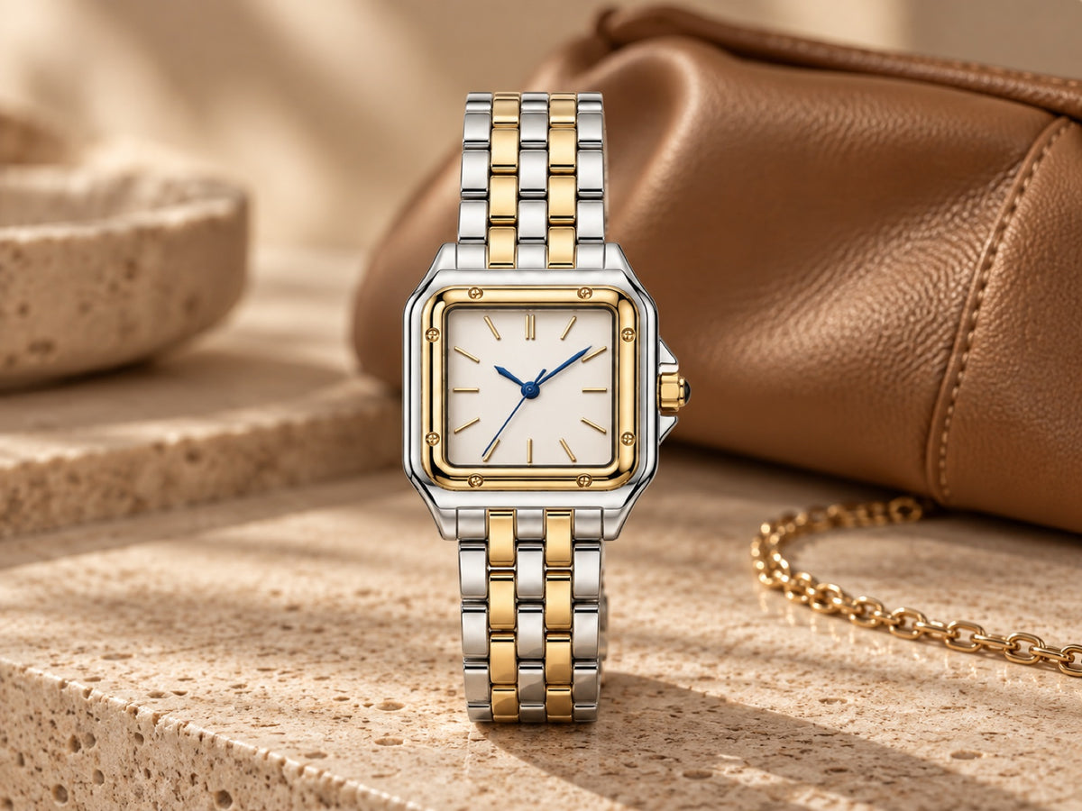 Women watch movement detail